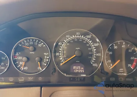 1999 Mercedes-Benz S 500 из США, поврежденный, VIN WDBGA51G6XA423530